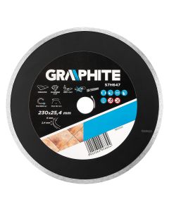 Tarcza diamentowa 230 x 25.4 mm, pełna do 59G891 57H647