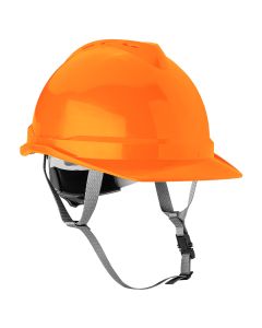Hełm przemysłowy z paskiem podbródkowym, pomarańczowy 97-225