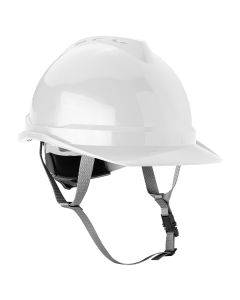 Hełm przemysłowy z paskiem podbródkowym, biały 97-221