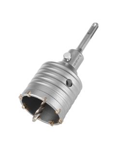 Otwornica widiowa 65 mm z adapterem SDS+ oraz wiertłem pilotującym 55H321