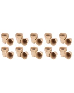 Rozsadniki torfowe: 8 x 8 x 7.8 cm, 60 sztuk 15G463