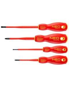 Wkrętaki 1000V, zestaw 4 szt., slim 04-144