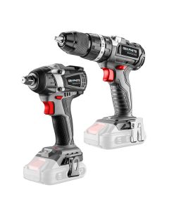 Zestaw E+: klucz udarowy bezszczot.58g028  z wiert.-wkręt. bezszczot. z udarem 58G020 58GS003