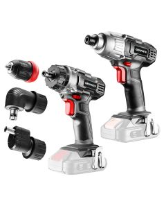 Zestaw E+: wiertarko-wkrętarka 58G022-AD z zakrętarką 58G012 58GS002