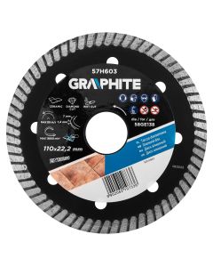 Tarcza diamentowa do cięcia 110 x 22.2 mm do 58GE138 57H603