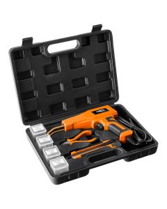 Lutownica do plastiku 50W zestaw + 200 szt zszywek + nóż + szczypce 19-158