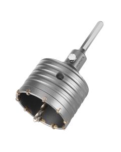 Otwornica widiowa 80 mm z adapterem HEX oraz wiertłem pilotującym 55H325