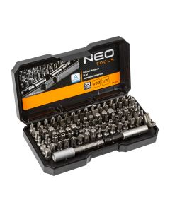 Końcówki wkrętakowe z uchwytem, zestaw 99 szt. 06-104