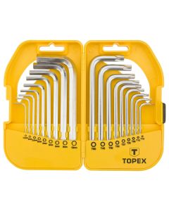 Klucze sześciokątne i Torx, zestaw 18 szt. 35D952