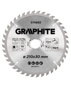 Tarcza do pilarki, widiowa, 210 x 30 mm, 40 zębów 57H683