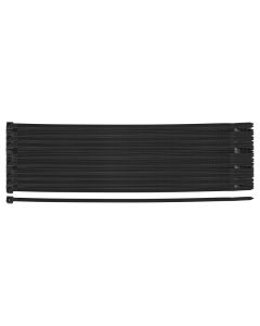 Opaski zaciskowe EXTREME 4.8 x 300 mm, czarne, 100 szt. 01-635