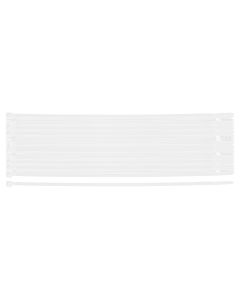 Opaski zaciskowe EXTREME 4.8 x 300 mm, białe, 100 szt. 01-661