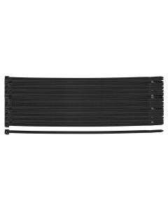 Opaski zaciskowe EXTREME 4.8 x 200 mm, czarne, 100 szt. 01-633
