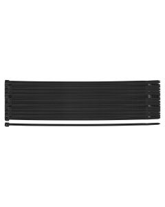 Opaski zaciskowe EXTREME 4.8 x 370 mm, czarne, 50 szt. 01-636