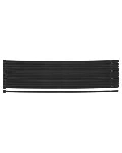 Opaski zaciskowe EXTREME 4.8 x 450 mm, czarne, 50 szt. 01-637