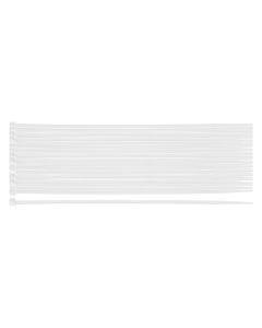 Opaski zaciskowe EXTREME 2.5 x 100 mm, białe, 100 szt. 01-647