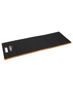 Składana mata do pracy pod samochodem, 1200 x 400 x 23 mm, 3 warstwy 10-599