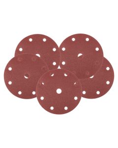 Krążki ścierne 150 mm, P40, 5 szt., z 9 otworami do 04-721 08-990