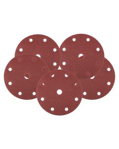 Krążki ścierne 150 mm, P60, 5 szt., z 9 otworami do 04-721 08-991