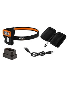 Lampa czołowa akumulatorowa 500 lm z bazą 99-127