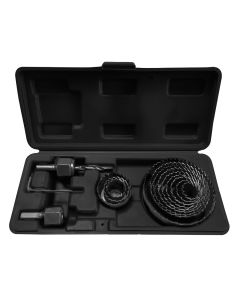 Otwornice z adapterami, 19-76 mm, zestaw 15 szt. 56T724