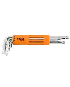 Klucze Torx długie T10-T50, zestaw 8 szt. 09-524