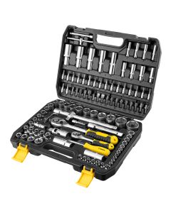 Klucze nasadowe 1/2", 1/4", zestaw 110 szt. 38D849