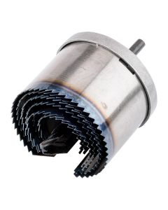 Otwornica do drewna 26 - 63 mm, h 50 mm zęby hartowane, zestaw 7 szt. 56T752