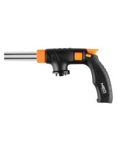 Palnik gazowy z piezo, nakręcany 360st. z regulacją płomienia 20-028