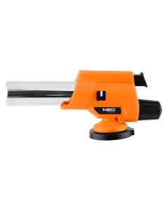 Palnik gazowy z piezo, nakręcany 360st. z regulacją płomienia 20-027