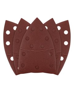 Papiery ścierne na rzep, żelazko 102 x 152 mm, P180, 5 szt., z 11 otworami 58T306