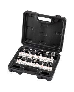 Frezy do drewna widiowe, trzpień 8 mm, zestaw 12 szt. 56T614