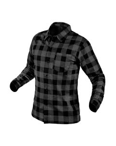 Koszula flanelowa, szara, rozmiar XXL 81-547-XXL
