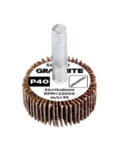 Ściernica listkowa trzpieniowa 30 x 15 x 6 mm, P40 58T400