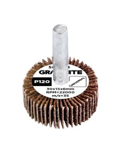 Ściernica listkowa trzpieniowa 30 x 15 x 6 mm, P120 58T404