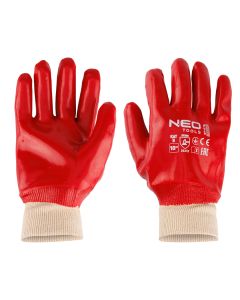 Rękawice robocze, bawełna pokryta w całości PVC, 3121X, rozmiar 10 97-676