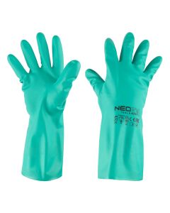 Rękawice chemioodporne, nitrylowe, rozmiar 8 97-695-8