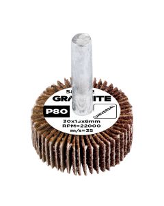 Ściernica listkowa trzpieniowa 30 x 15 x 6 mm, P80 58T402