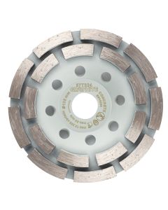 Tarcza diamentowa szlifierska, 2 segmenty, 125 x 22.2 mm, na sucho 57T324