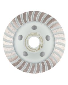 Tarcza diamentowa szlifierska, turbo, 125 x 22.2 mm, na sucho 57T327