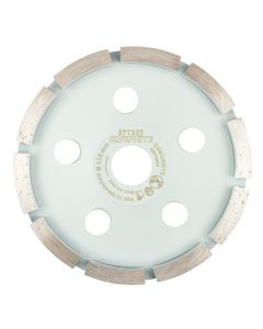 Tarcza diamentowa szlifierska, 1 segment, 125 x 22.2 mm, na sucho 57T322