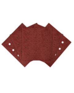 Papiery ścierne na rzep, kwadrat 113 x 113 mm, P80, 5 szt., z 8 otworami do 04-623 54-053