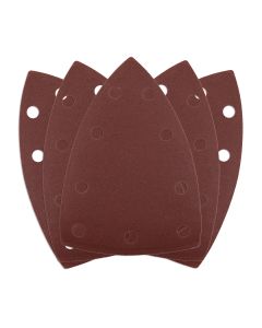 Papiery ścierne na rzep, żelazko 100 x 147 mm, P240, 5 szt., z 9 otworami do 04-623 54-058