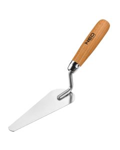 Kielnia sztukatorska "koci język", 165 x 17 x 54 mm, uchwyt drewniany 50-122