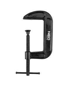 Ścisk stolarski (śrubowy), typ C (G), 100 mm (4"), żeliwny, waga 567g 45-553