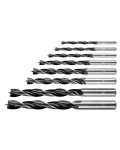 Zestaw wierteł do drewna: 3, 4, 5, 6, 7, 8, 9, 10 mm, 8 szt. 54T575