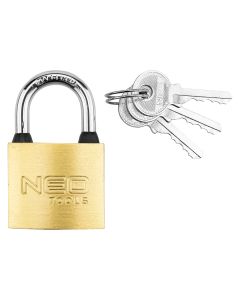 Kłódka 40 mm, 3 klucze 85-051