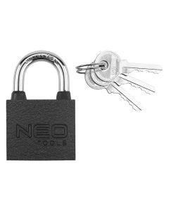 Kłódka 40 mm, 3 klucze 85-057