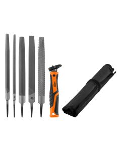 Uchwyt do pilników, zestaw 5+1 44-652