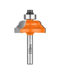 Frez kształtowy z łożyskiem, ozdobny, TCT, 31.7 x 12.7 mm, trzpień 6 mm 56-230